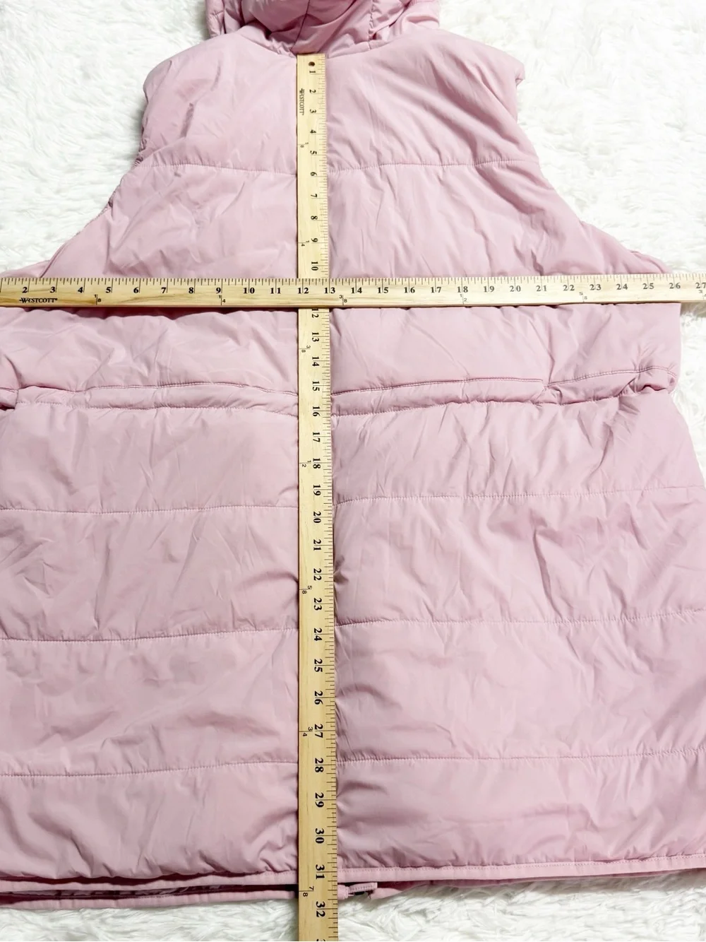 Torrid Active Pink Hooded Puffer Vest Size 3 Plus Size NWOT
